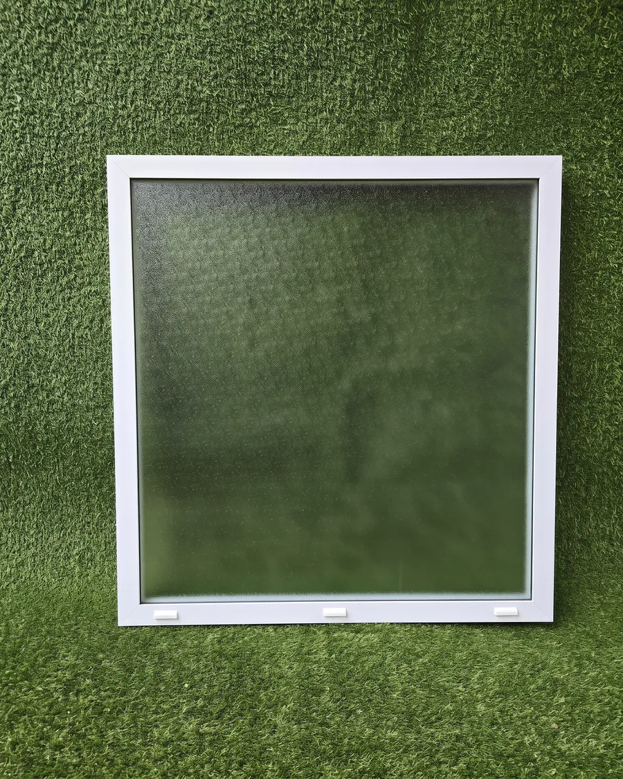 Paño fijo de aluminio blanco